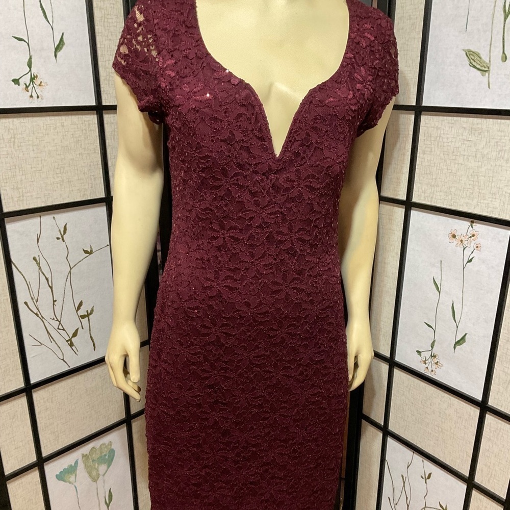 CONNECTED Apparel Very Sexy Lace & Sequins Dress NWOT